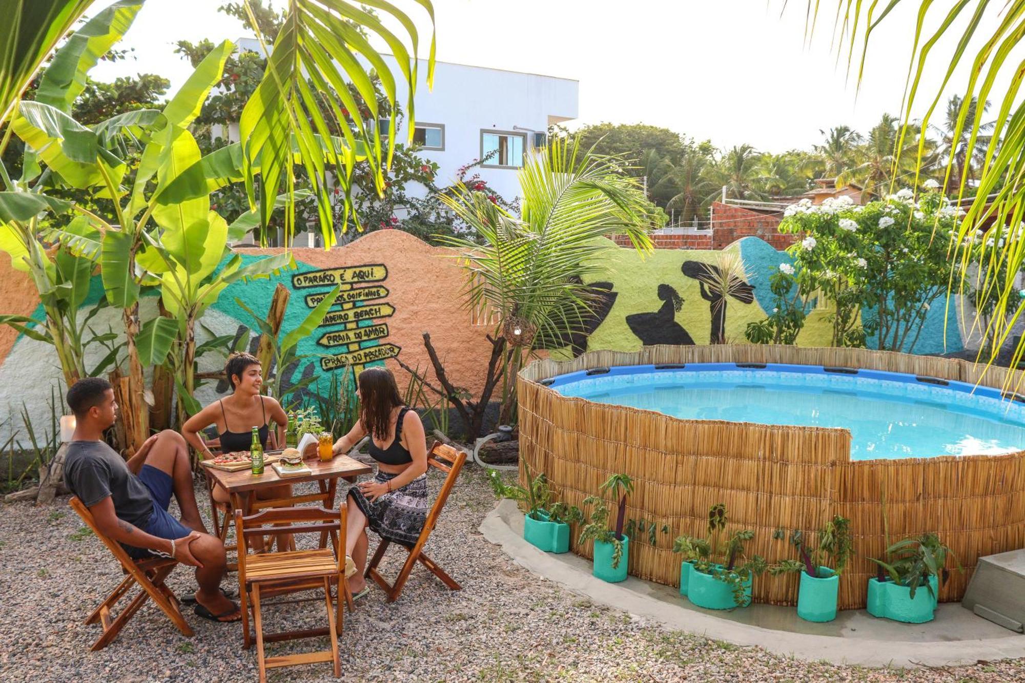 Back To The Beach Hostel - Pipa Praia de Pipa Ngoại thất bức ảnh